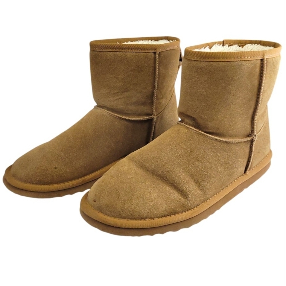 Time and Tru Womens Suede Faux Fur Boots Siz‎ 11 🖤